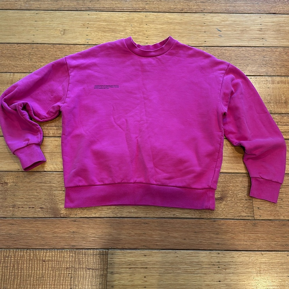 Foxglove Pink PANGAIA Crewneck Sweatshirt
